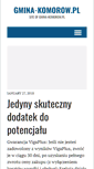 Mobile Screenshot of gmina-komorow.pl